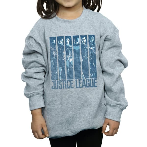 DC Comics Justice League Movie Double Indigo Sweatshirt för flickor