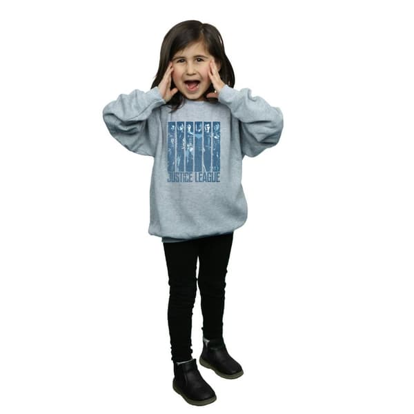 DC Comics Justice League Movie Double Indigo Sweatshirt för flickor