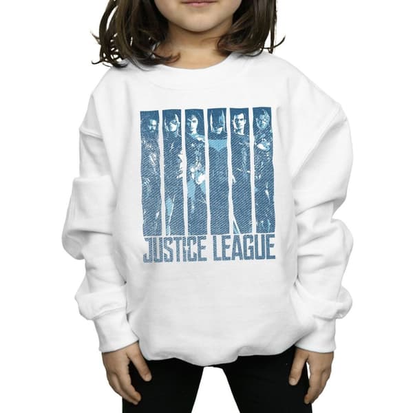 DC Comics Justice League Movie Double Indigo Sweatshirt för flickor