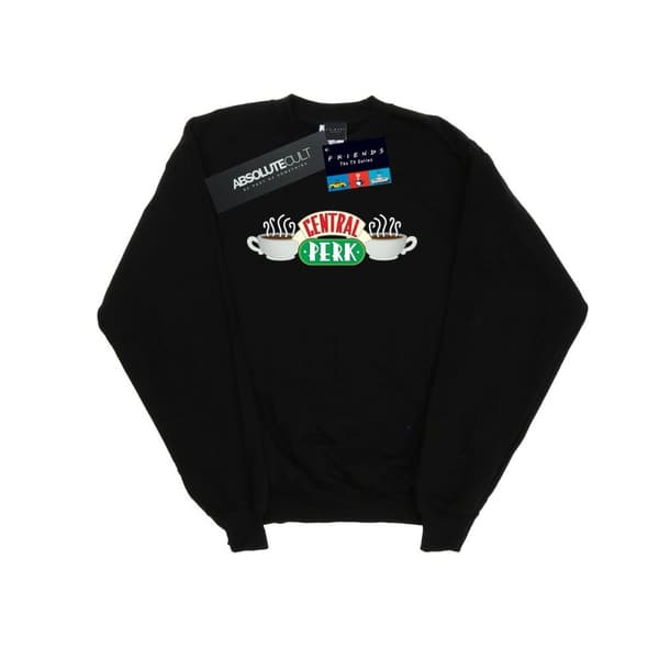 Friends Mens Central Perk Sweatshirt Black 3XL