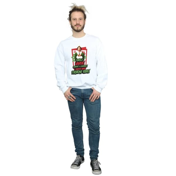 Elf Mens OMG Santa Sweatshirt