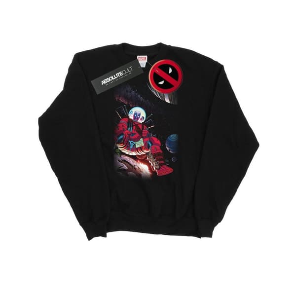 Marvel Mens Deadpool Astronaut Sweatshirt