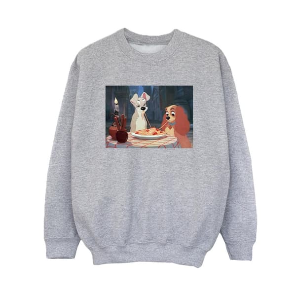 Disney Boys Lady And The Tramp Spaghetti Photo Sweatshirt
