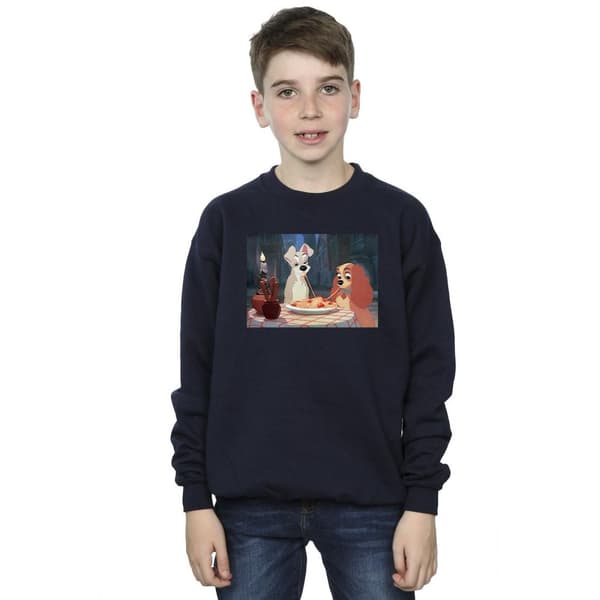Disney Boys Lady And The Tramp Spaghetti Photo Sweatshirt