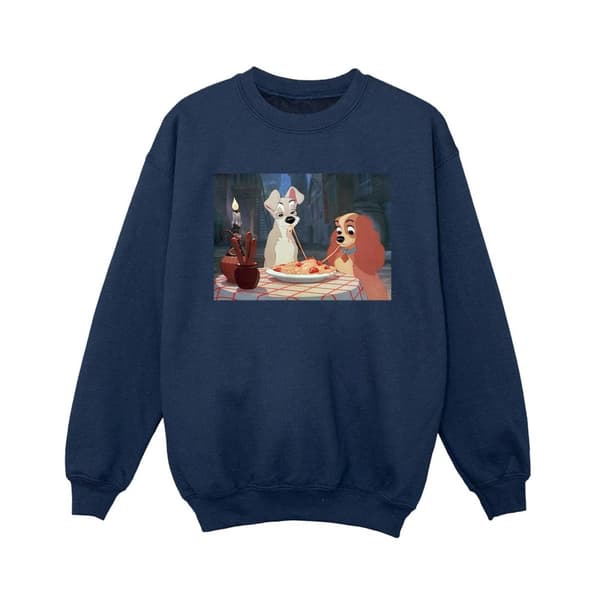 Disney Boys Lady And The Tramp Spaghetti Photo Sweatshirt