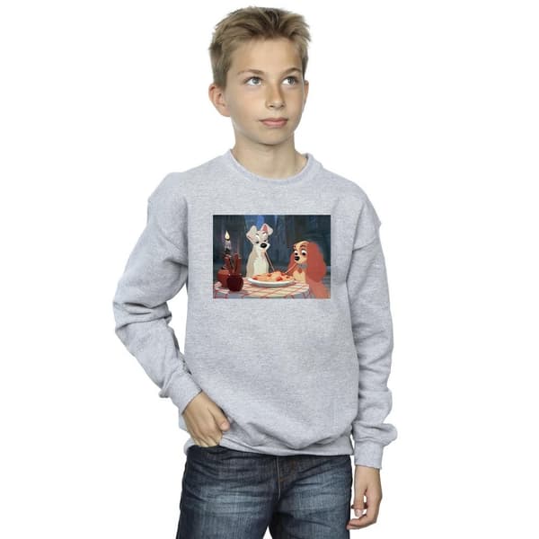 Disney Boys Lady And The Tramp Spaghetti Photo Sweatshirt