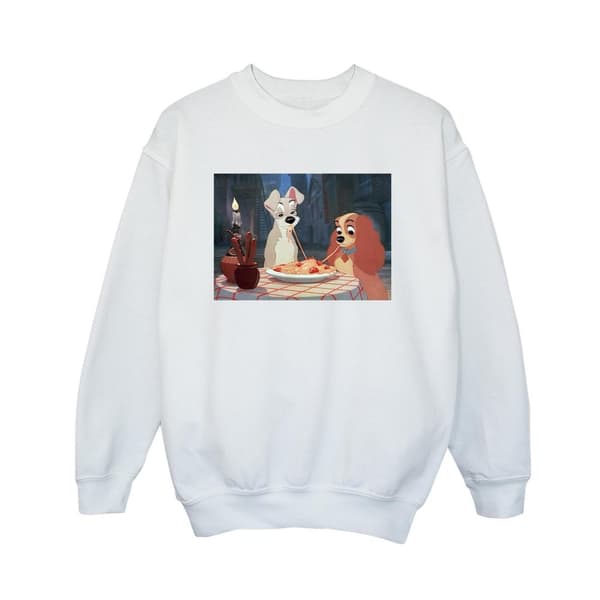 Disney Boys Lady And The Tramp Spaghetti Photo Sweatshirt