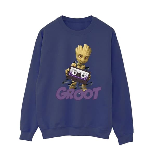 Guardians Of The Galaxy Womens/Ladies Groot Casette Sweatshirt