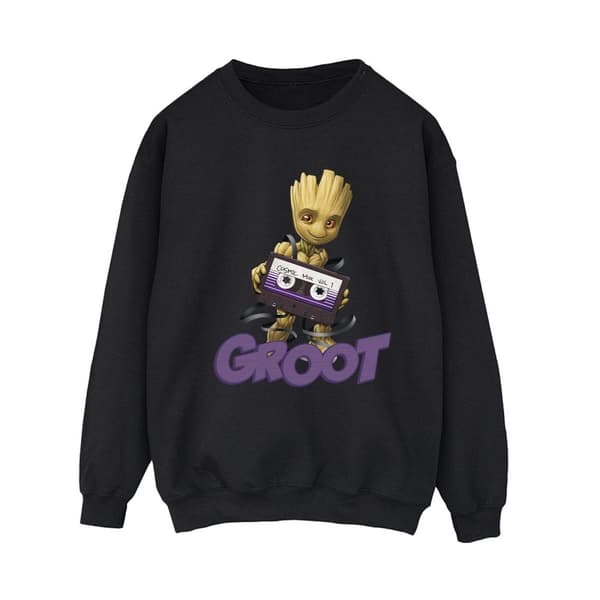 Guardians Of The Galaxy Dam/Tjej Groot Casette Sweatshirt