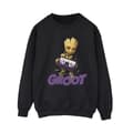 Miniatyrbilde 1 av 4: Guardians Of The Galaxy Womens/Ladies Groot Casette Sweatshirt