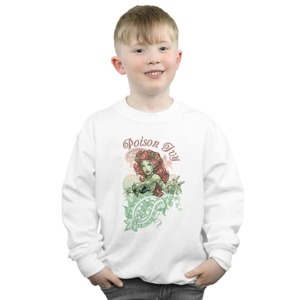 DC Comics Boys Poison Ivy Paisley Sweatshirt