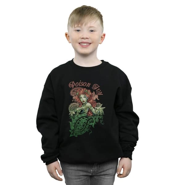 DC Comics Boys Poison Ivy Paisley Sweatshirt