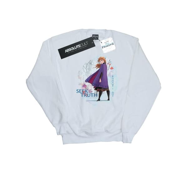 Disney Frozen 2 Anna Seek The Truth Sweatshirt för herrar White 3XL