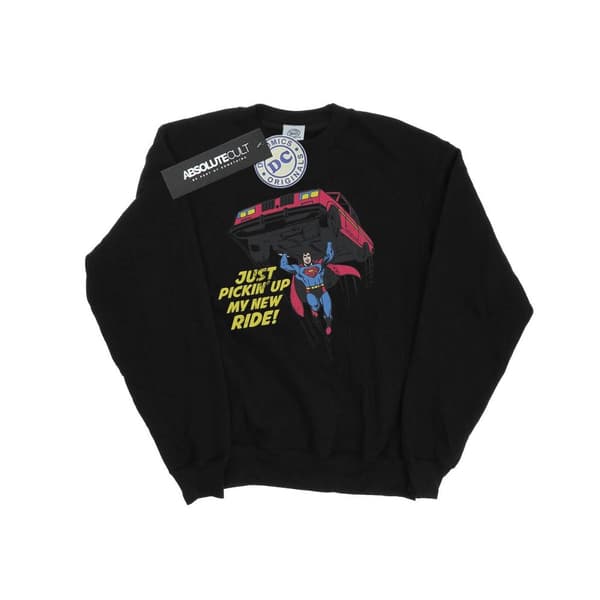 DC Comics Mens Superman New Ride Sweatshirt