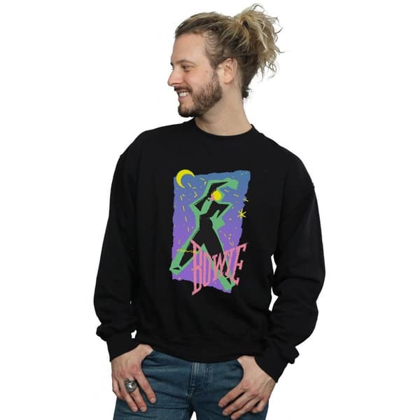 David Bowie Mens Moonlight Dance Sweatshirt