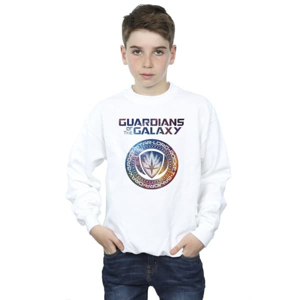 Marvel Boys Guardians Of The Galaxy Stars Fill Logo Sweatshirt