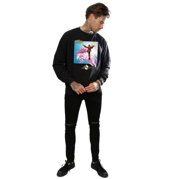 Marvel Mens Deadpool Hey You Sweatshirt