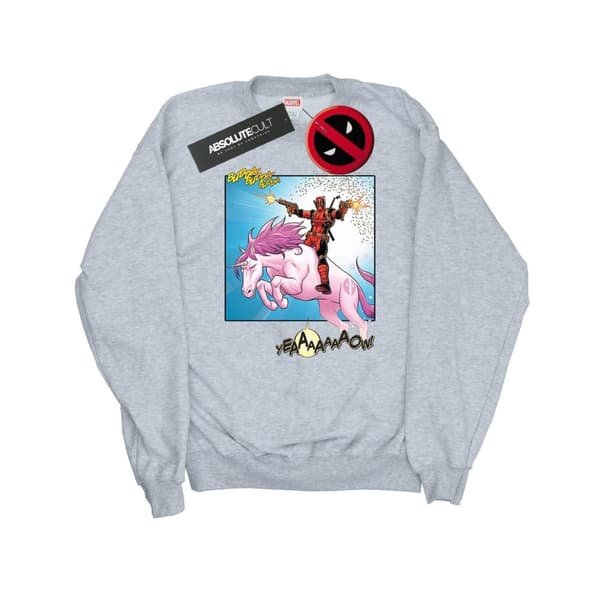 Marvel Mens Deadpool Hey You Sweatshirt