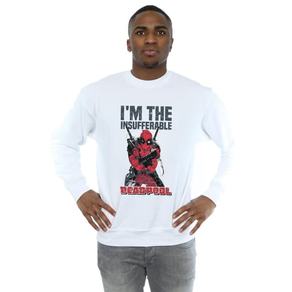 Marvel Mens Deadpool I´m The Insufferable Sweatshirt