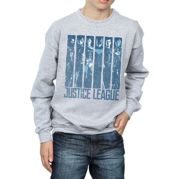 DC Comics Boys Justice League Movie Double Indigo Sweatshirt