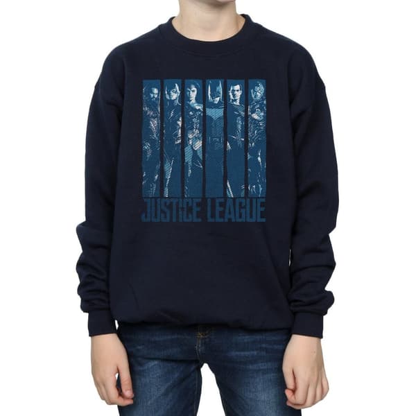 DC Comics Boys Justice League Movie Double Indigo Sweatshirt