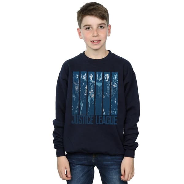 DC Comics Boys Justice League Movie Double Indigo Sweatshirt