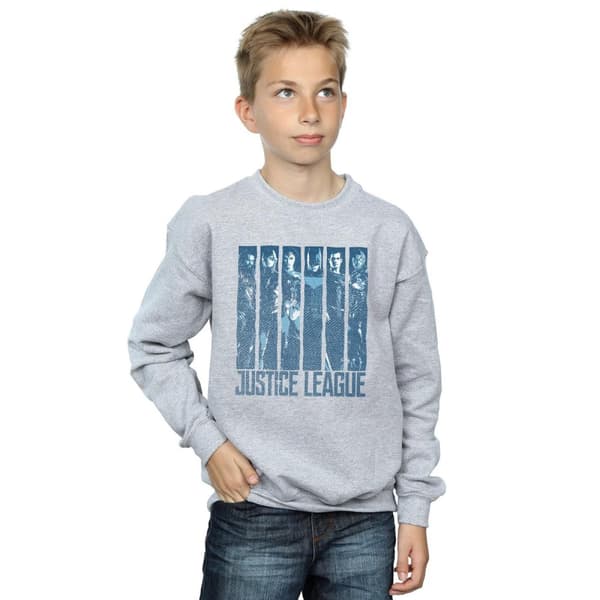 DC Comics Boys Justice League Movie Double Indigo Sweatshirt