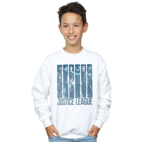 DC Comics Boys Justice League Movie Double Indigo Sweatshirt