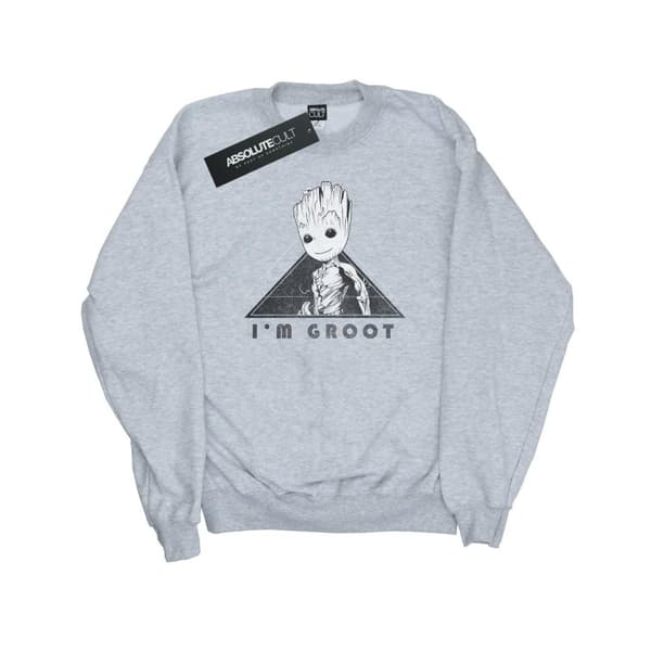 Marvel Womens/Ladies Guardians Of The Galaxy Vol. 2 Groot Mono Triangle Sweatshirt