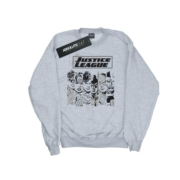DC Comics Boys Justice League Stripes Sweatshirt