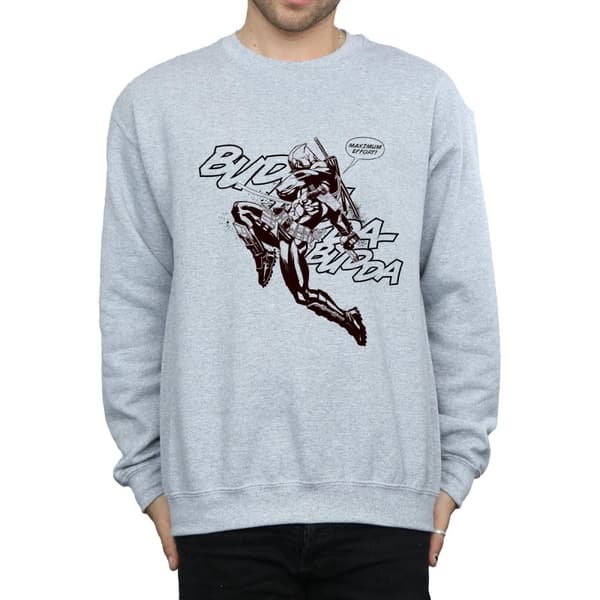 Marvel Mens Deadpool Budda Budda Sweatshirt