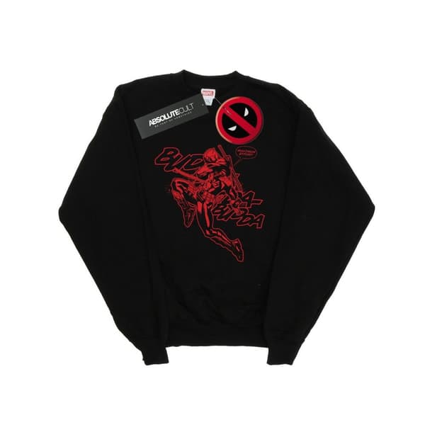 Marvel Mens Deadpool Budda Budda Sweatshirt