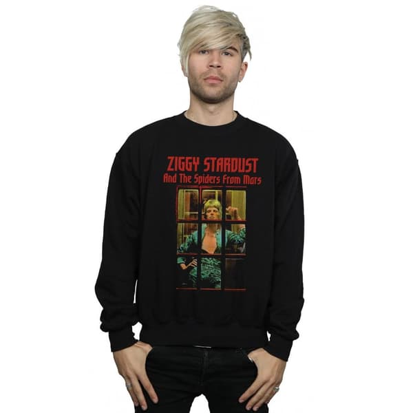 David Bowie Mens Ziggy Stardust Spider Sweatshirt