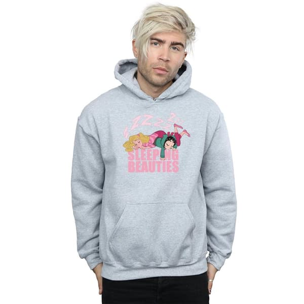 Disney Mens Wreck It Ralph Aurora And Vanellope Hoodie