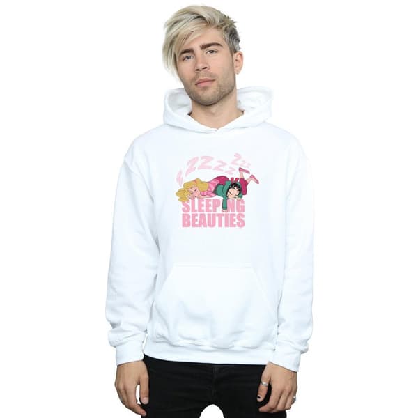 Disney Mens Wreck It Ralph Aurora And Vanellope Hoodie