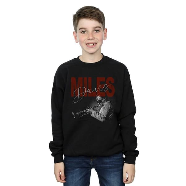 Miles Davis Sweatshirt med tryckfotografi för pojkar