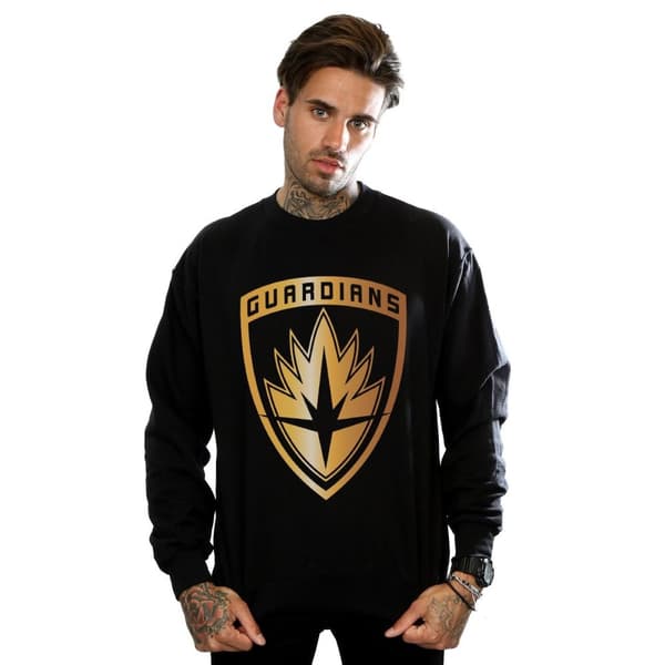 Marvel Guardians Of The Galaxy Foil Badge - Sweatshirt för herrar
