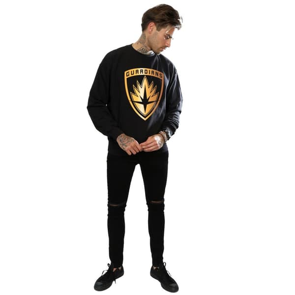 Marvel Guardians Of The Galaxy Foil Badge - Sweatshirt för herrar