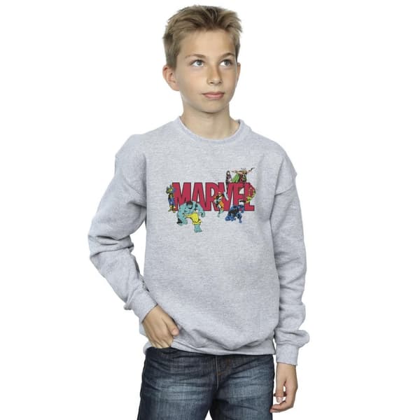 Marvel Boys Comics Characters Sweatshirt