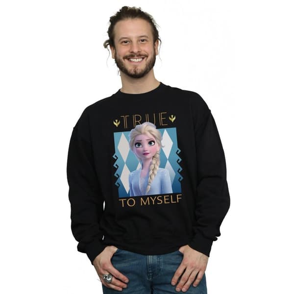Disney Frozen 2 Elsa True To Myself - Sweatshirt för herrar