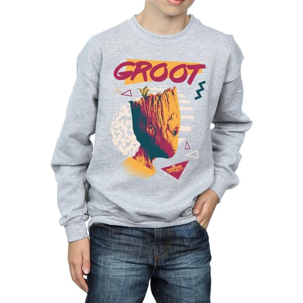 Marvel Boys Guardians Of The Galaxy Vol. 2 80s Groot Sweatshirt
