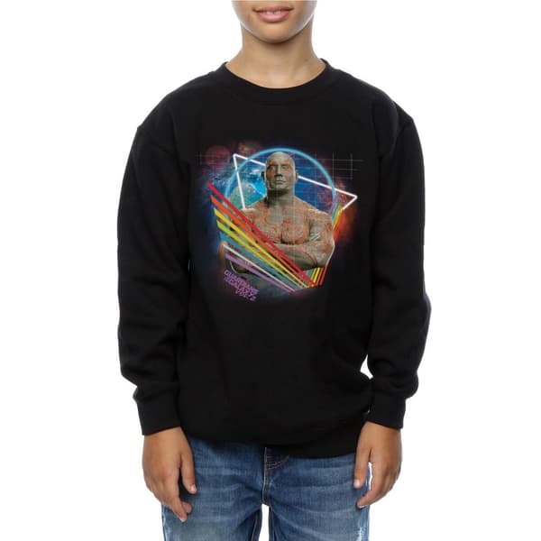 Marvel Boys Guardians Of The Galaxy Neon Drax Sweatshirt