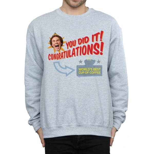Elf Sweatshirt med världens bästa kaffe