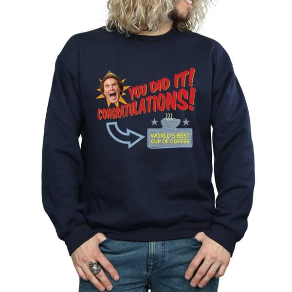 Elf Sweatshirt med världens bästa kaffe