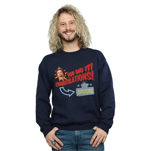 Elf Sweatshirt med världens bästa kaffe