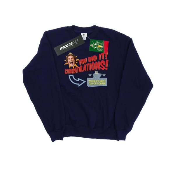 Elf Sweatshirt med världens bästa kaffe