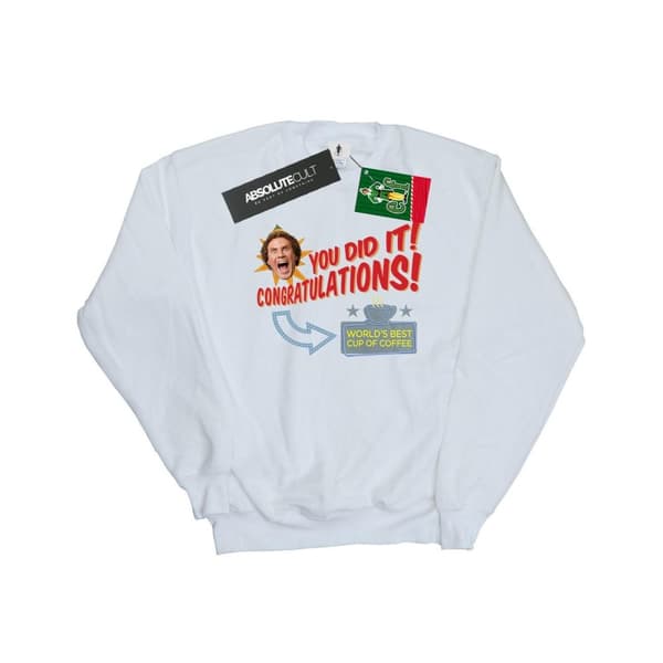 Elf Sweatshirt med världens bästa kaffe