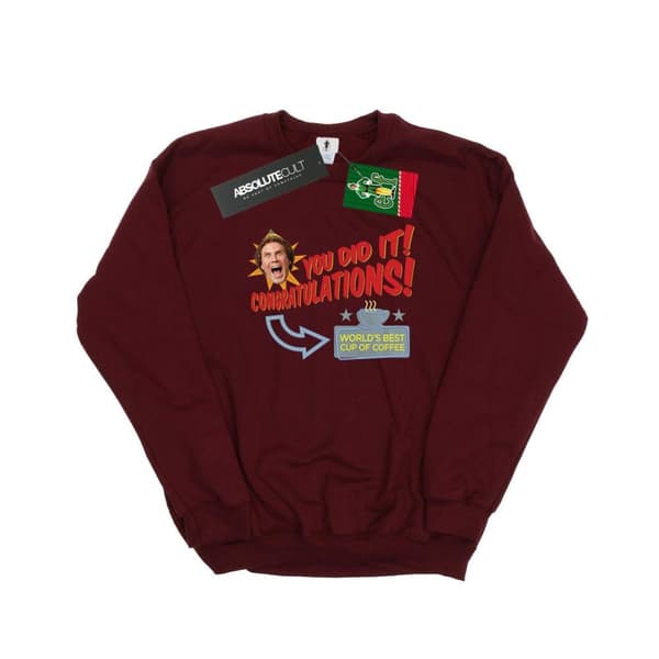 Elf Sweatshirt med världens bästa kaffe
