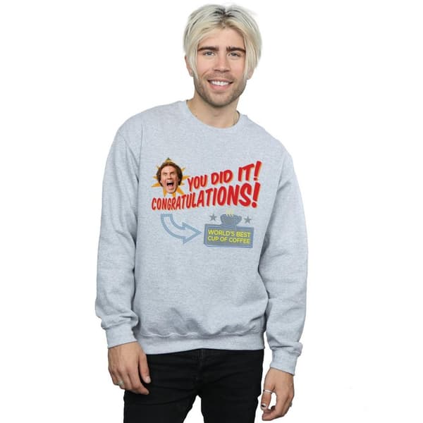 Elf Sweatshirt med världens bästa kaffe