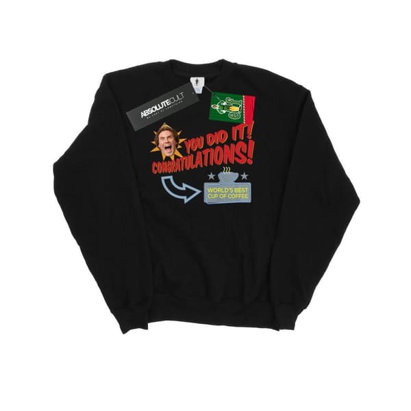 Elf Sweatshirt med världens bästa kaffe